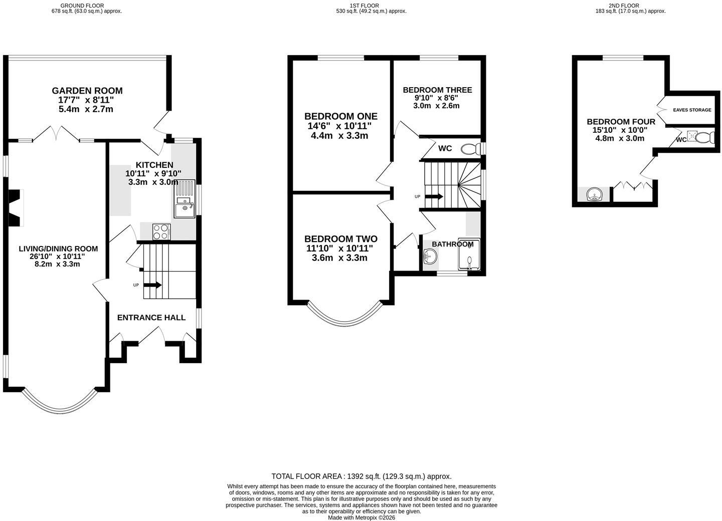 Stirling Road, Redlands floorplan