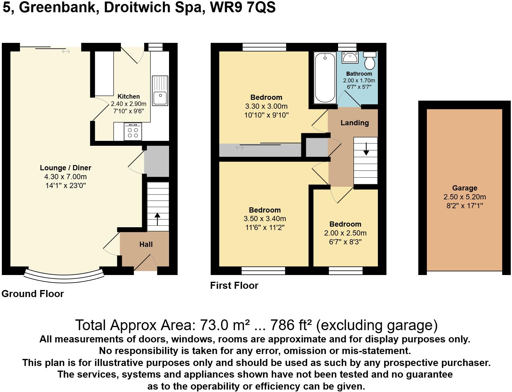 Greenbank, Droitwich, Worcestershire, WR9 floorplan