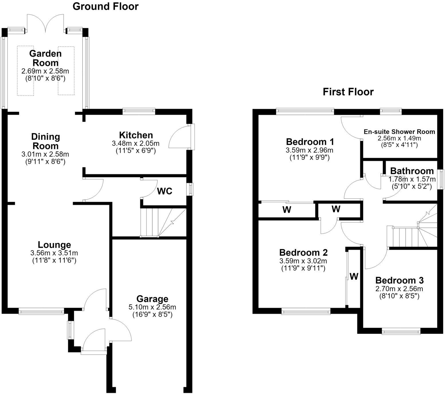 1 Auchentiber Place, Kilmarnock, KA3 6BG floorplan