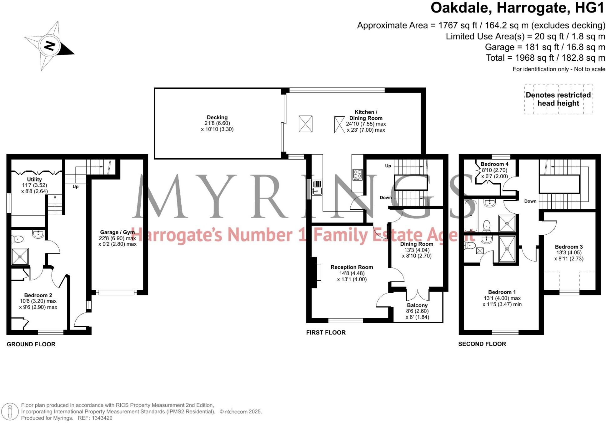 Oakdale, Harrogate, HG1 floorplan