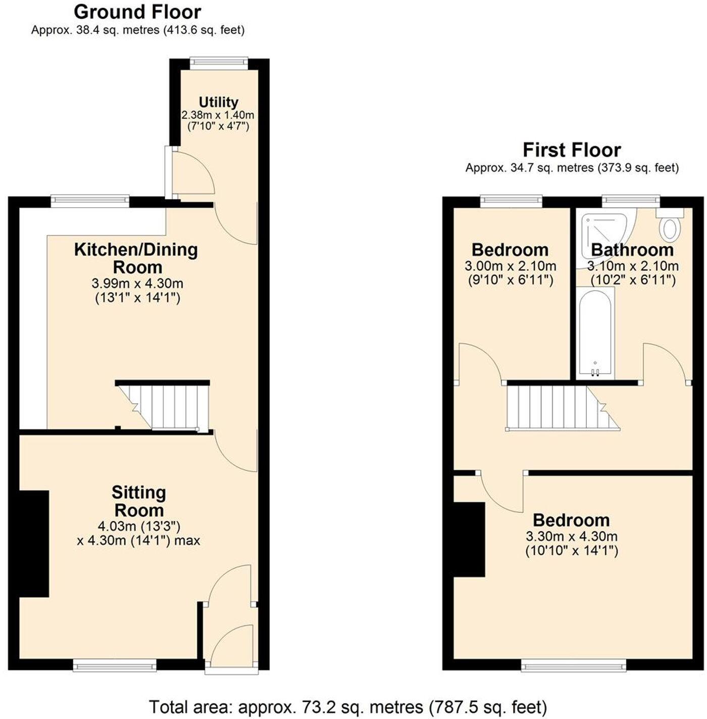 Bolton Road, Atherton, M46 floorplan