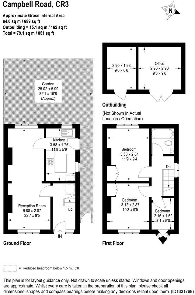 Campbell Road, Caterham, Surrey, floorplan