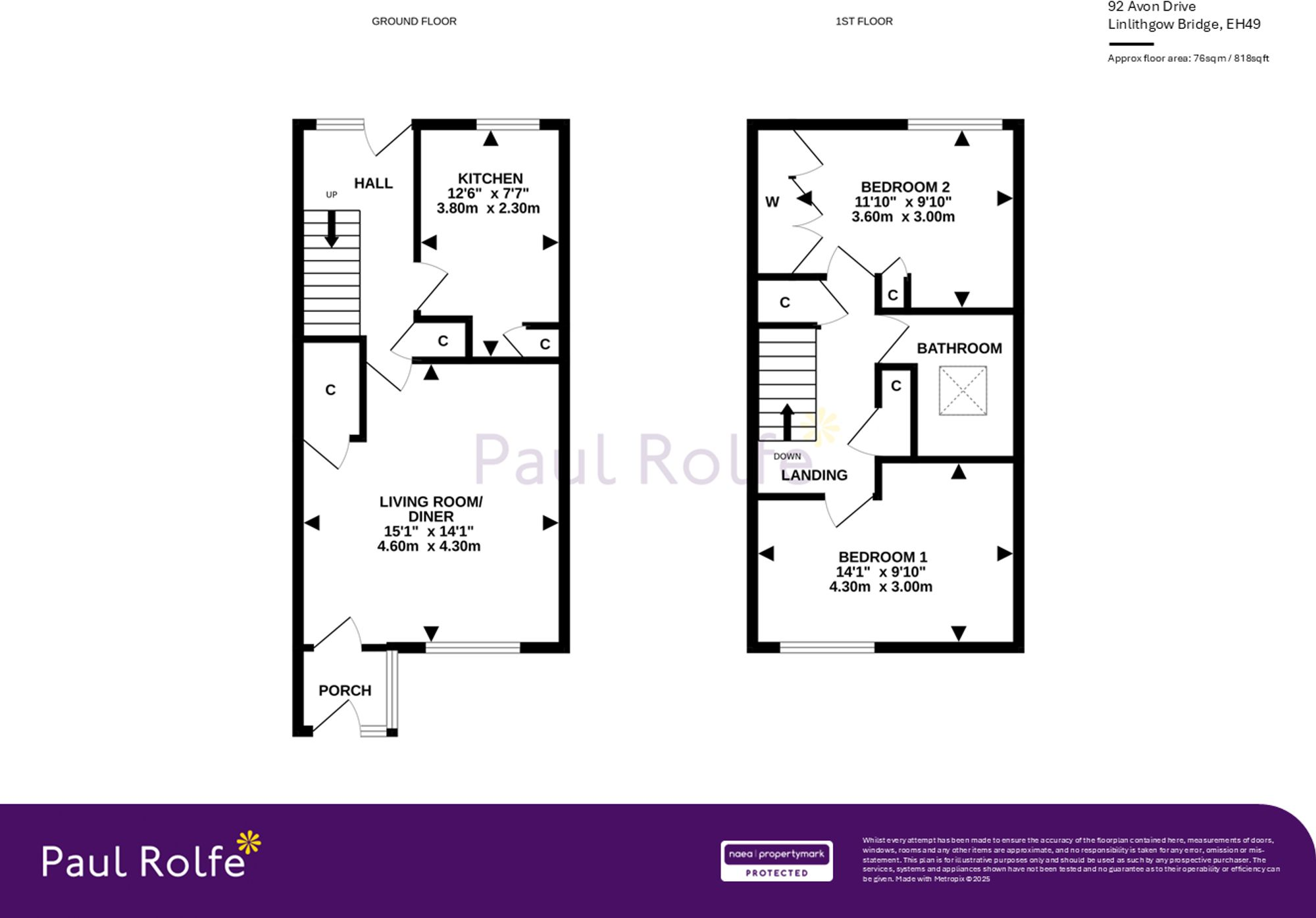 Avon Drive, Linlithgow Bridge, EH49 floorplan