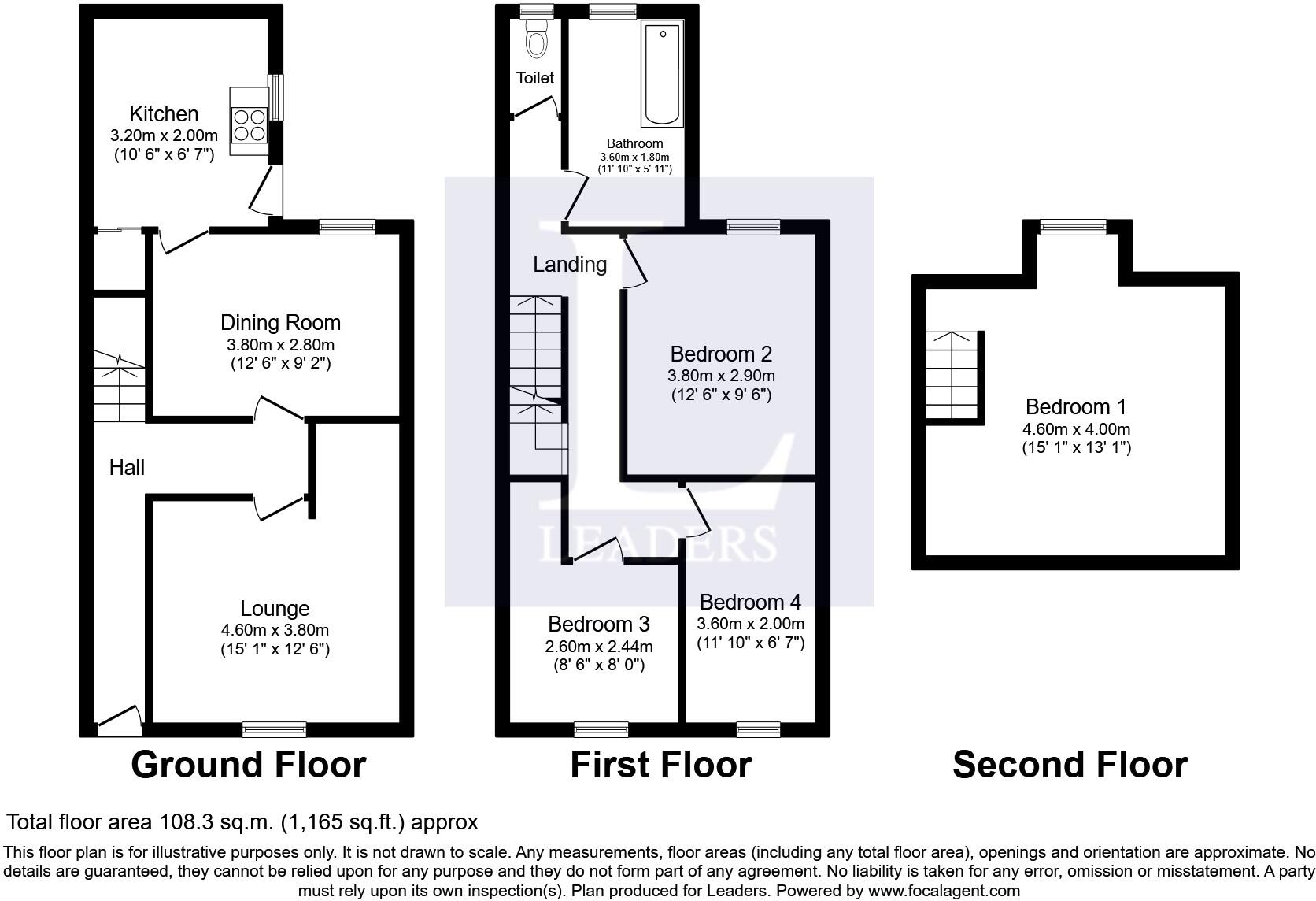 Cowper Street, Luton, LU1 floorplan