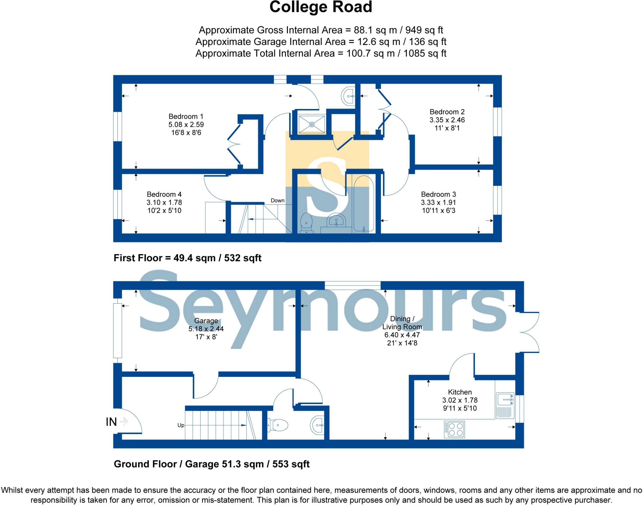 College Road, College Town, Sandhurst floorplan