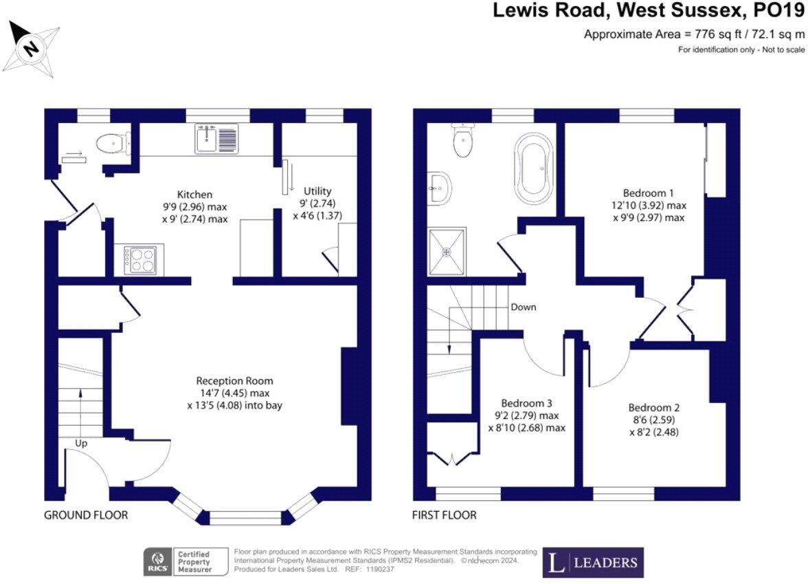 Lewis Road, Chichester, West Sussex floorplan