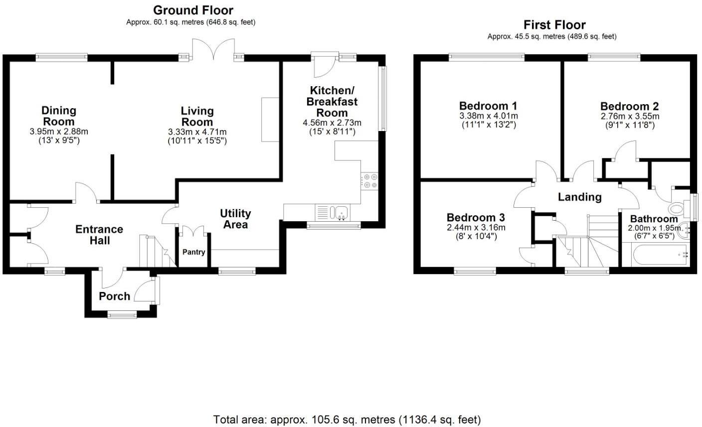 2 Fairleigh, Michaelston-Le-Pit, Dinas Powys, CF64 4HN floorplan