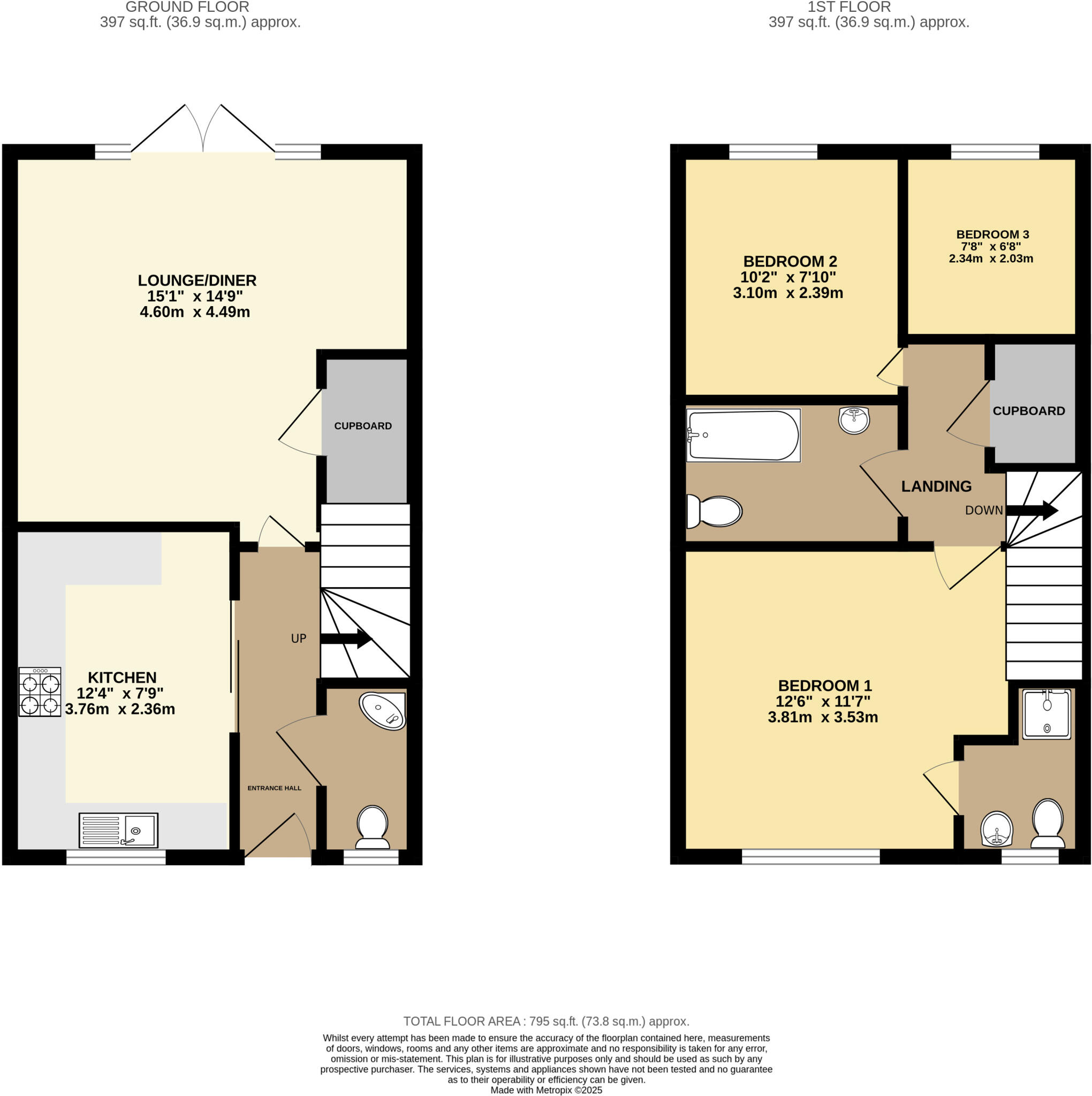28, Donn Gardens, Bideford, Devon, EX39 floorplan