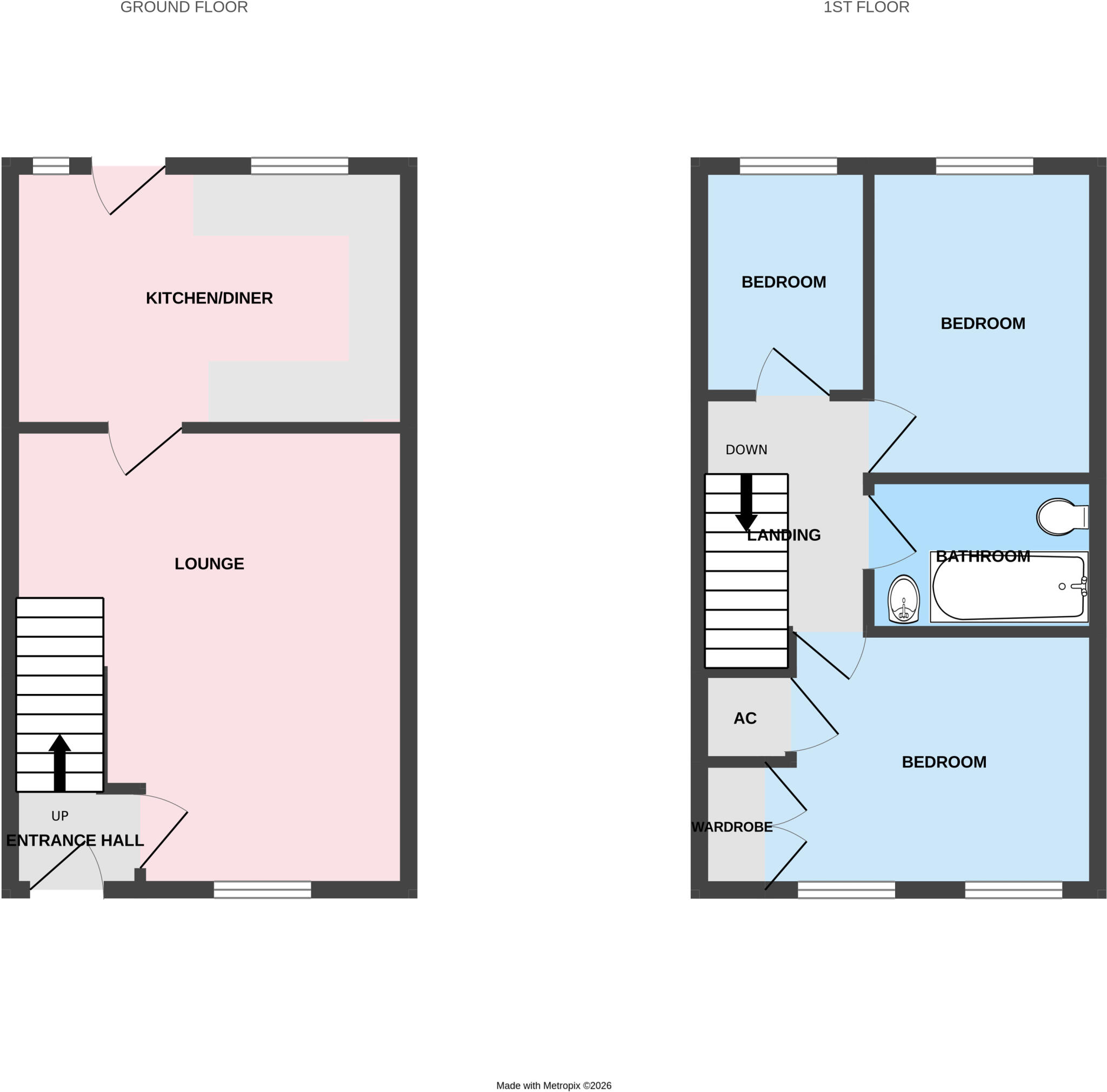 Charlecote Park, Newdale, Telford, Shropshire, TF3 floorplan