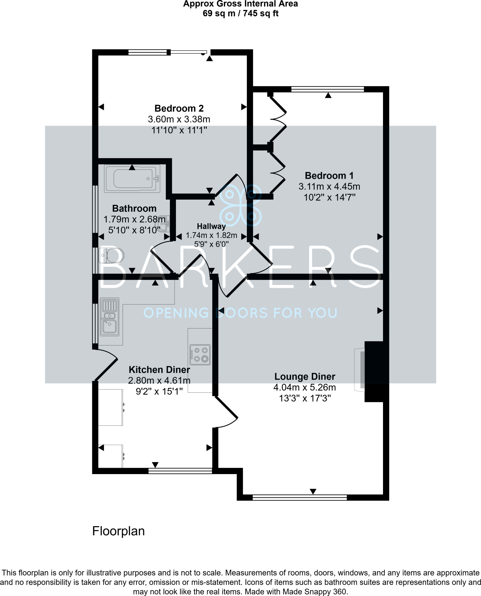 Woodlands Avenue, Gomersal floorplan