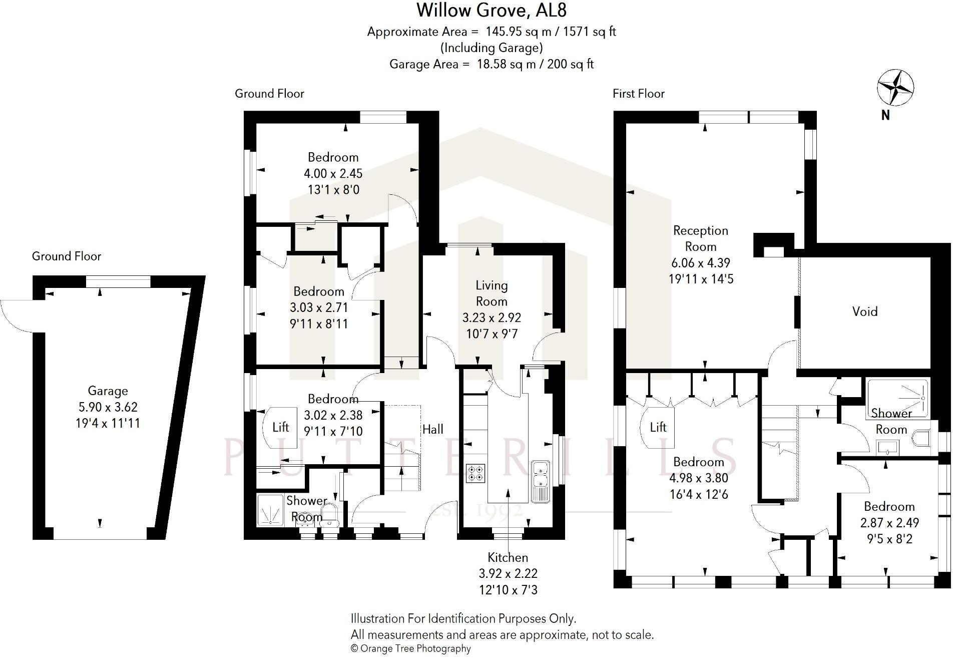 Willow Grove, Welwyn Garden City, Hertfordshire, AL8 7NA floorplan