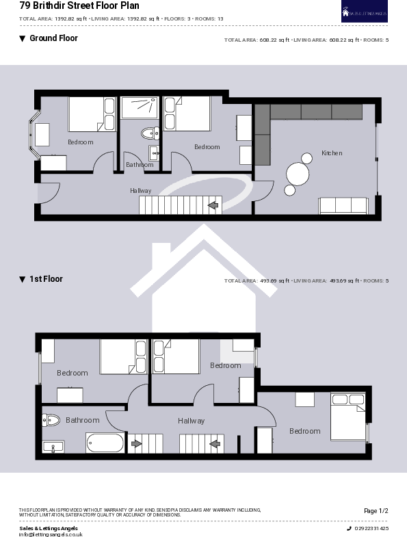 Brithdir Street, Cathays, Cardiff, CF24 4LF floorplan