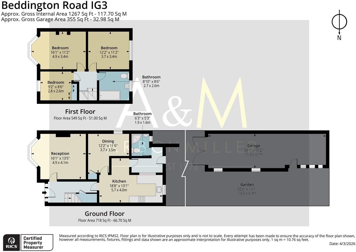 Beddington Road, Goodmayes floorplan