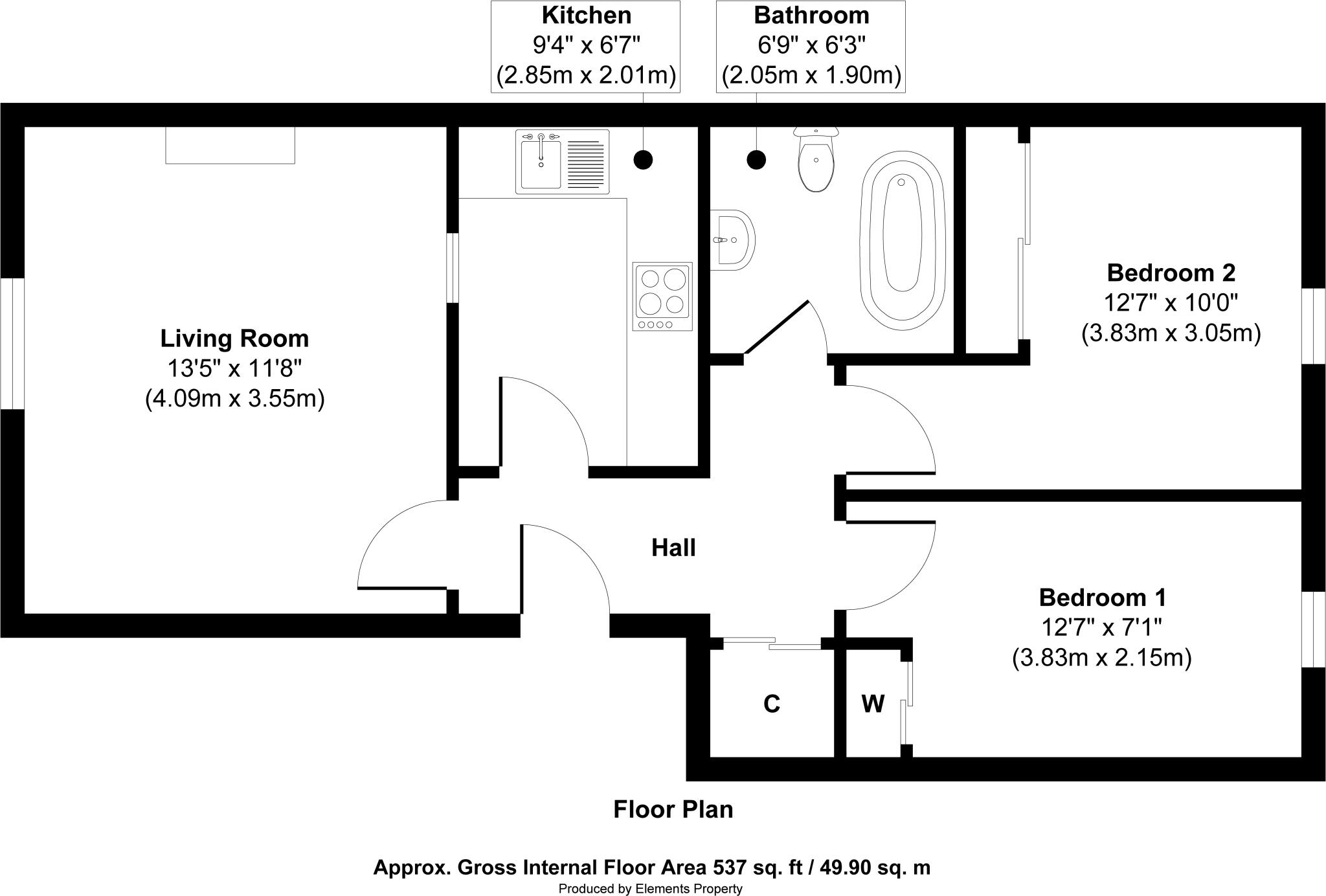 Inglis Green Gait, Edinburgh, EH14 floorplan