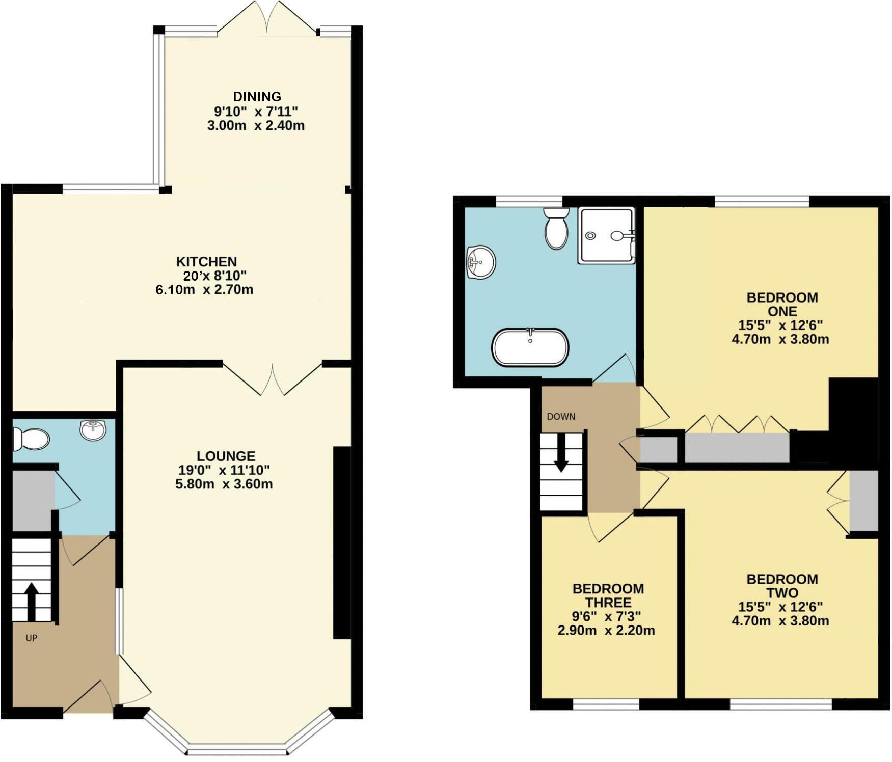 Beechlands, Carleton, Pontefract, West Yorkshire, WF8 floorplan