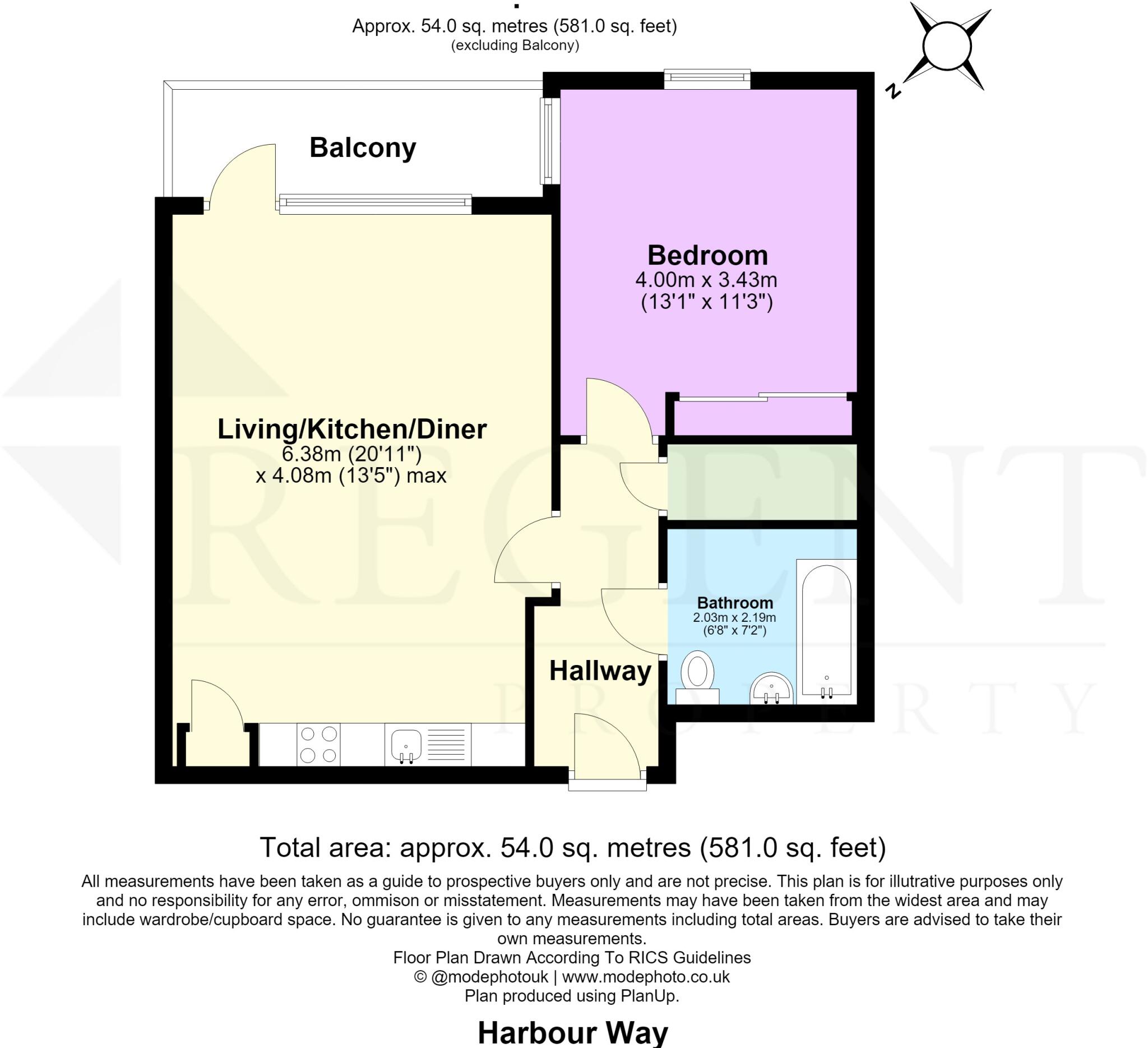 Maine Tower, Harbour Way, E14 floorplan