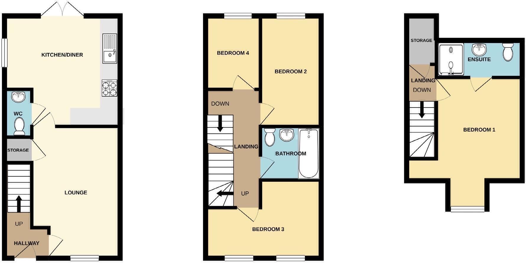 Scholars View, Houghton-le-spring, Sunderland floorplan