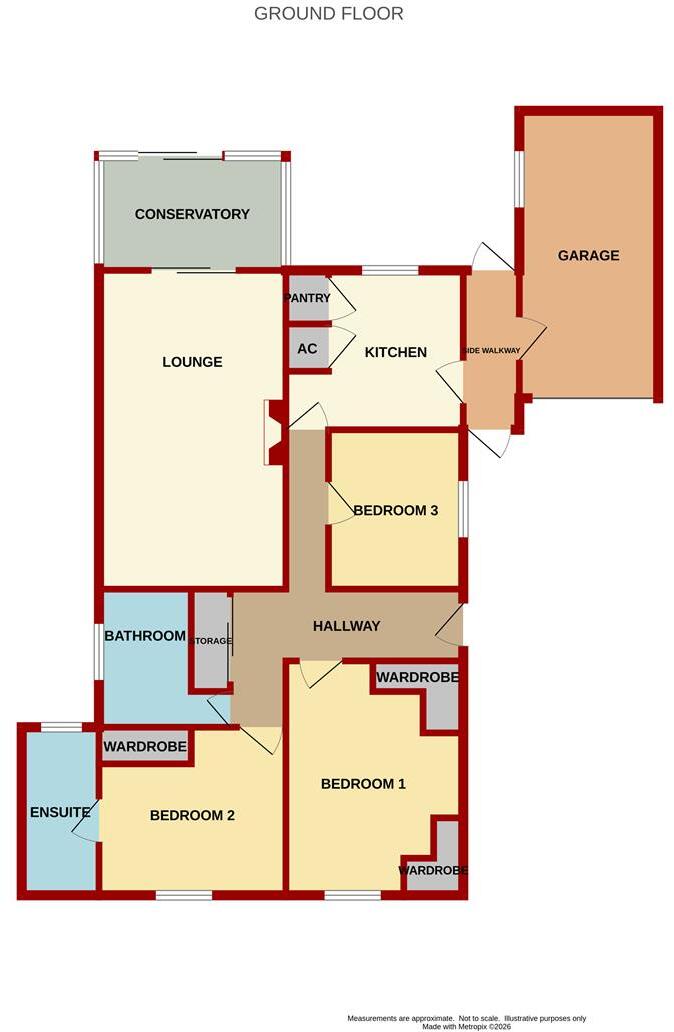 Newton Close, Huntley floorplan