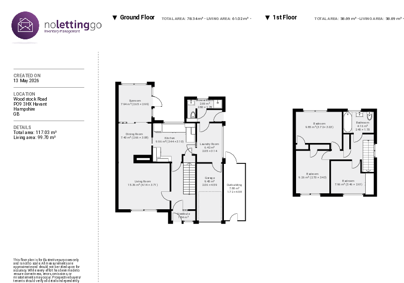 Woodstock Road, Bedhampton, Havant, PO9 floorplan