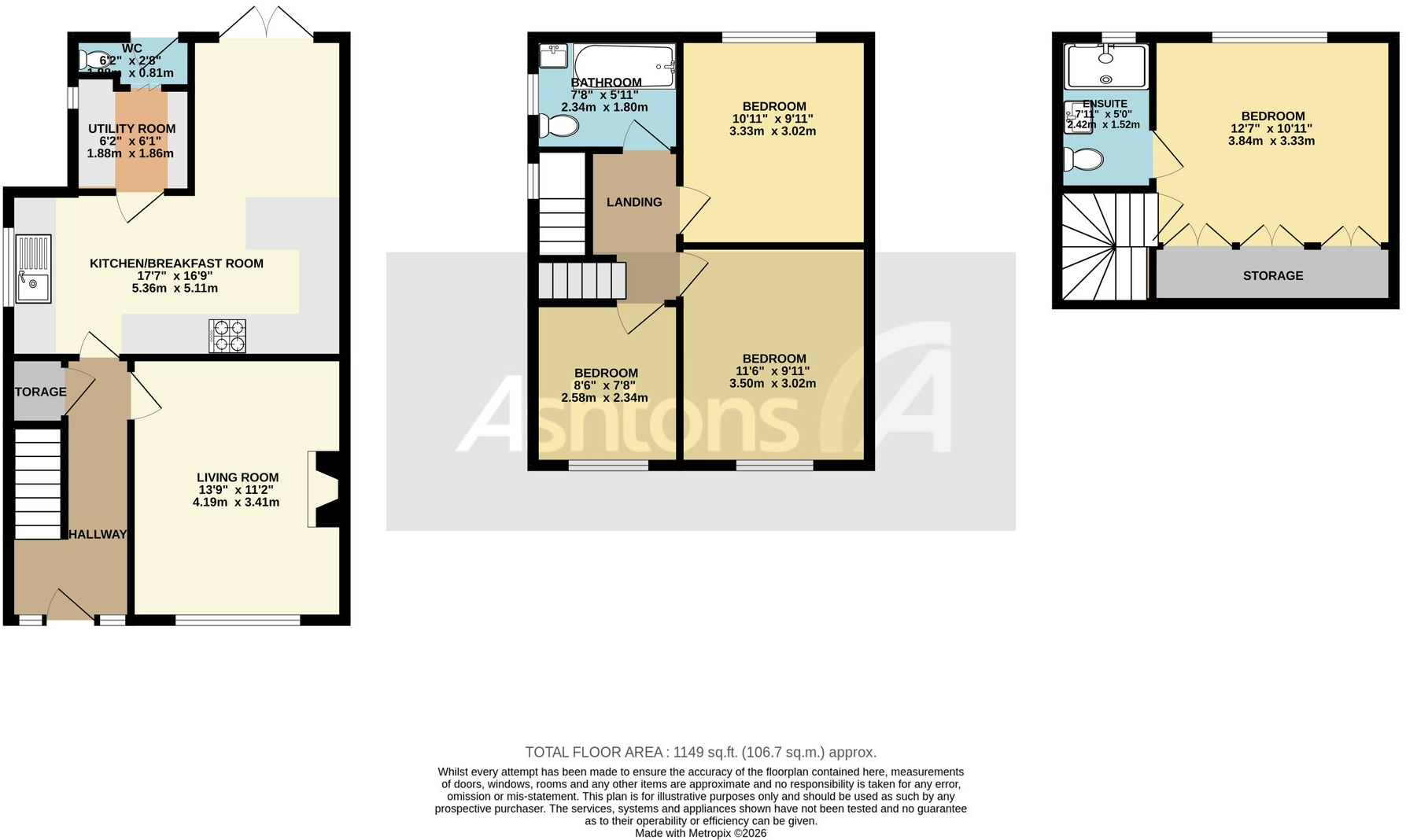 Chestnut Drive South, Leigh, WN7 floorplan