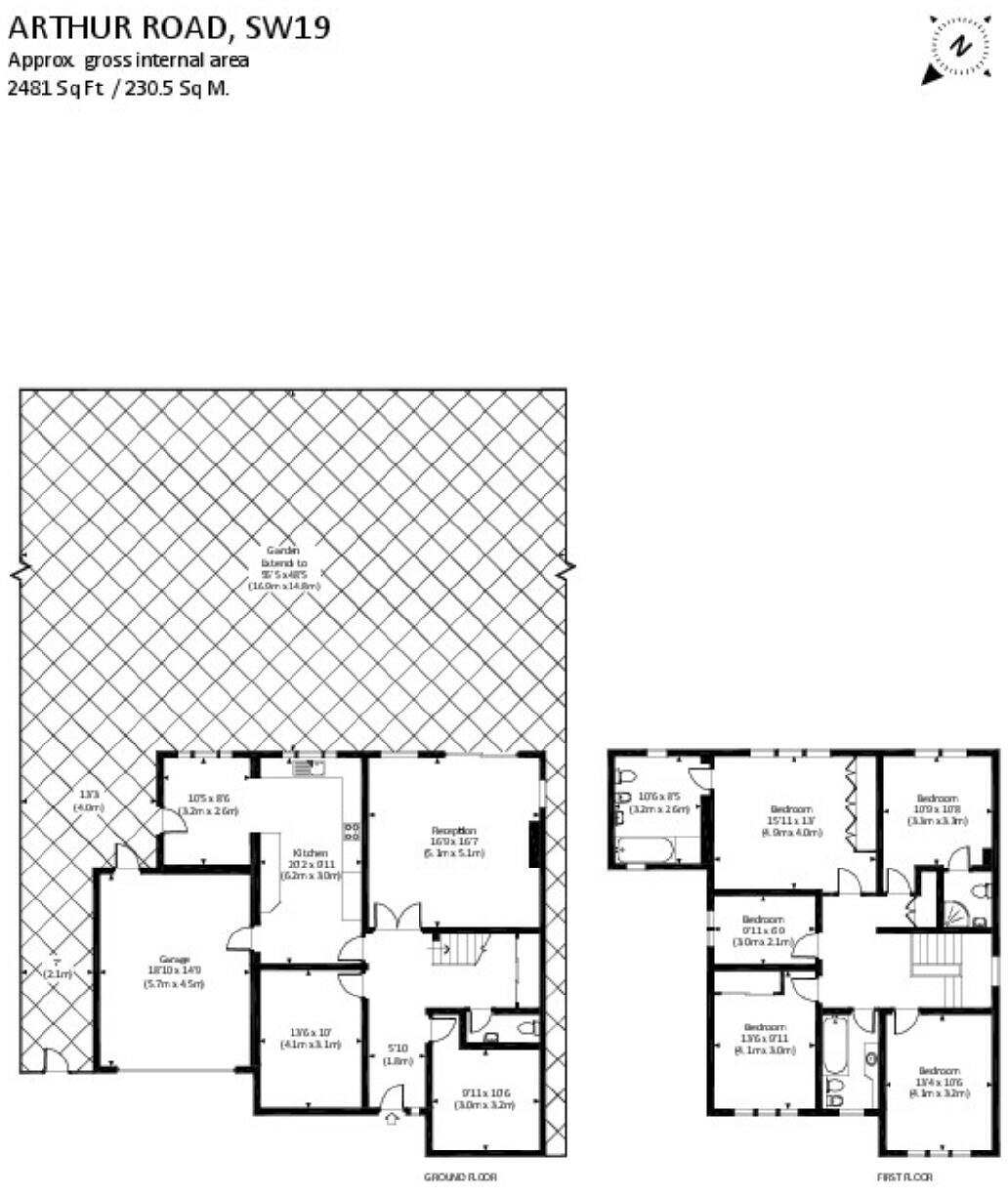 Arthur Road, Wimbledon floorplan