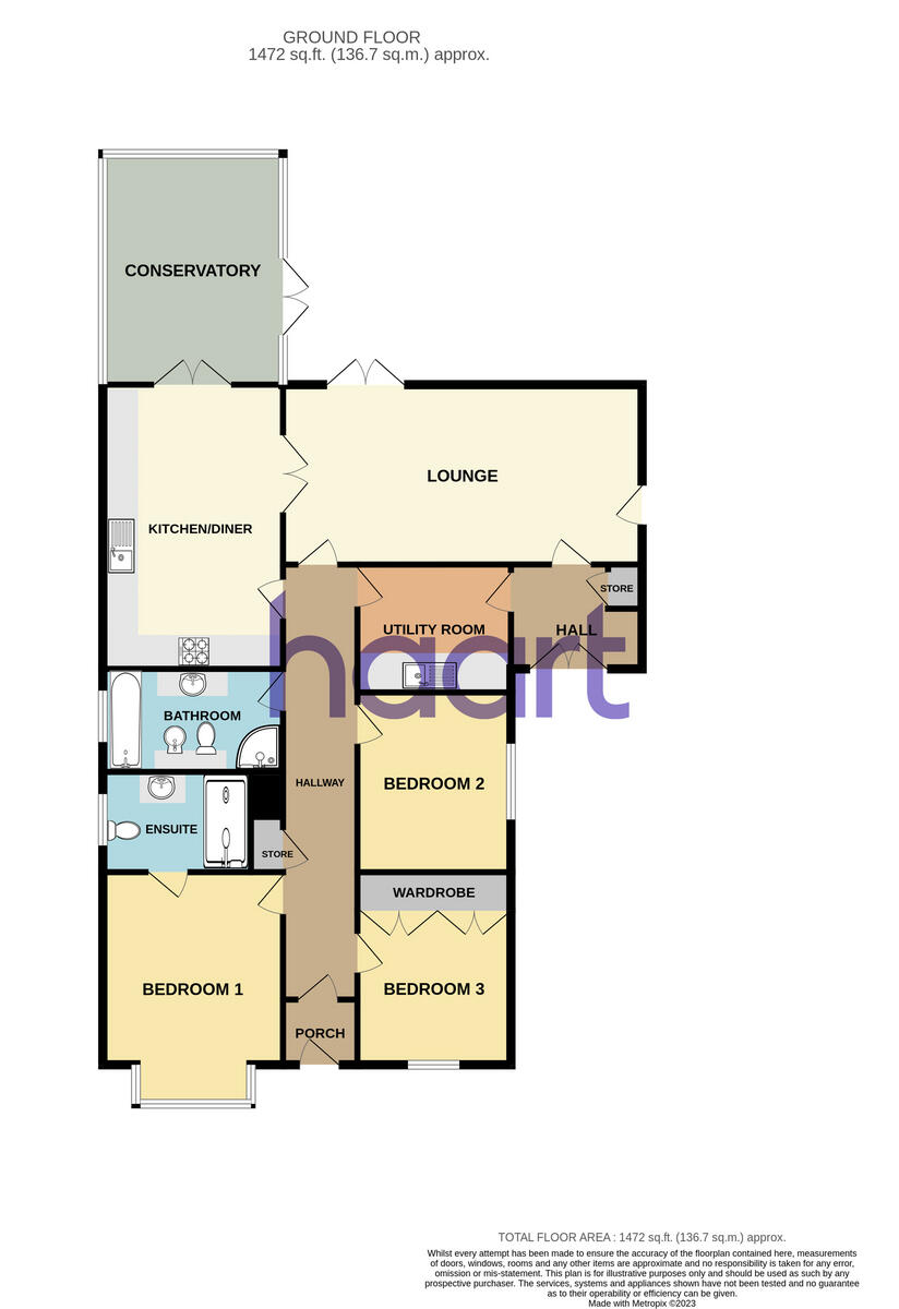 Fen Road, Parson Drove floorplan