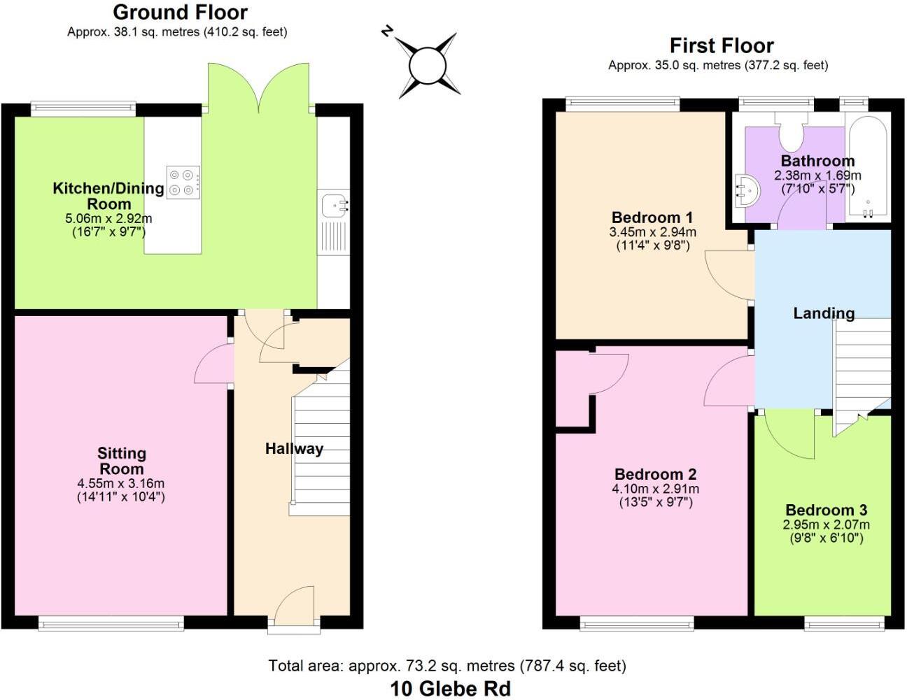 Glebe Walk, Keynsham, Bristol floorplan