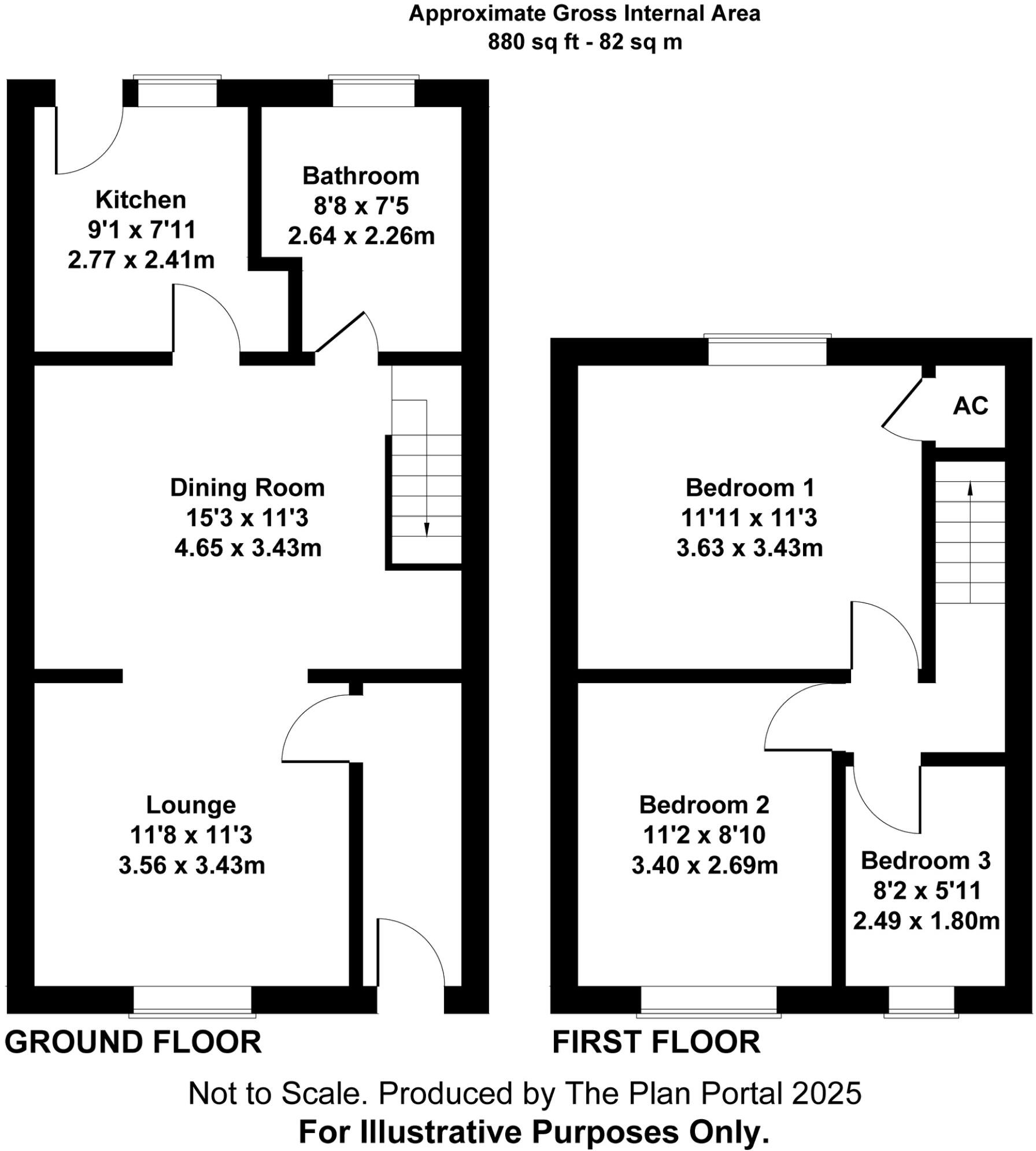 Alexandra Terrace, Ham Lane, Paulton, Bristol floorplan