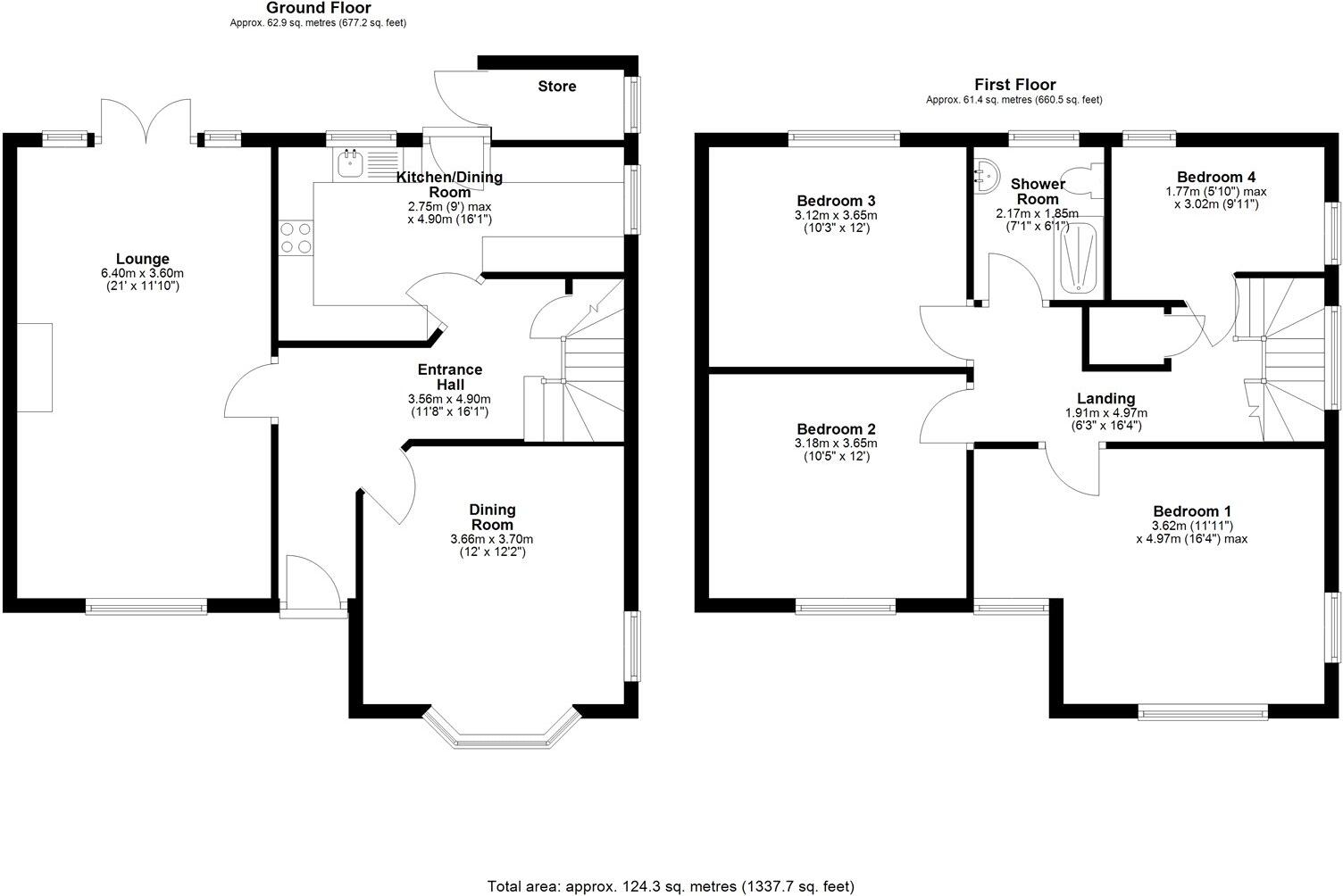 Grantham Road, Sleaford, Lincolnshire, NG34 floorplan