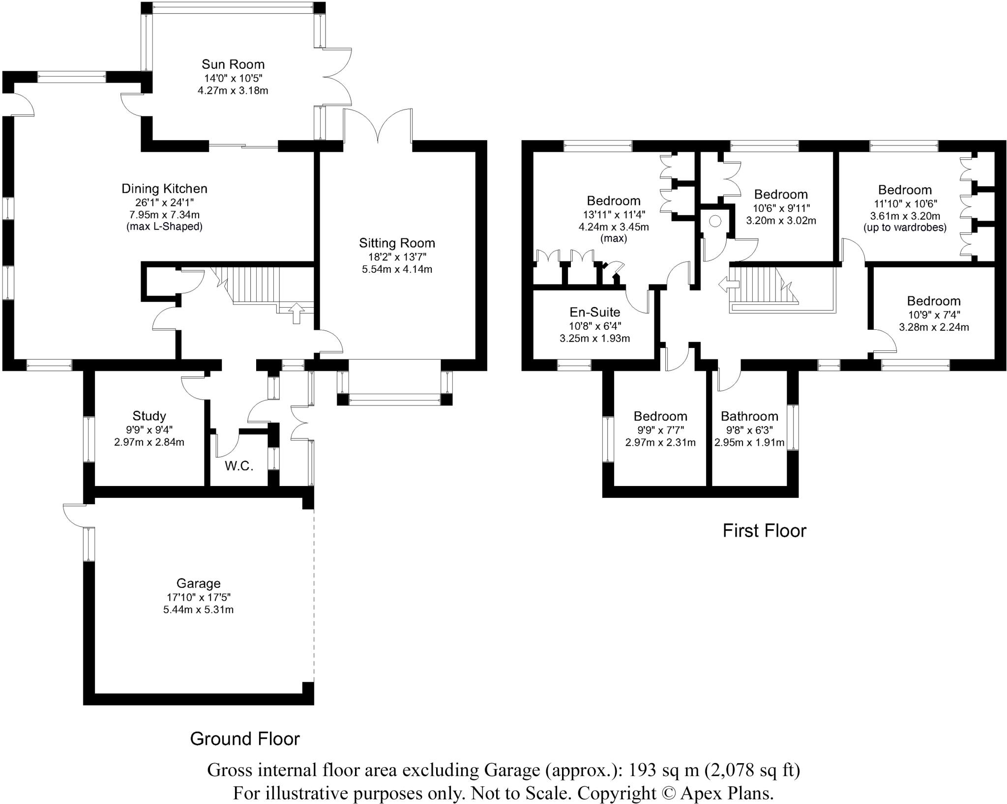 Church Drive, East Keswick, Leeds, West Yorkshire floorplan