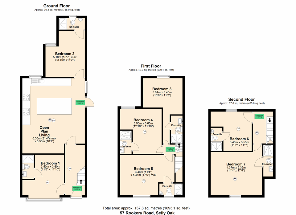 57, Rookery Road, Selly Oak, Birmingham floorplan