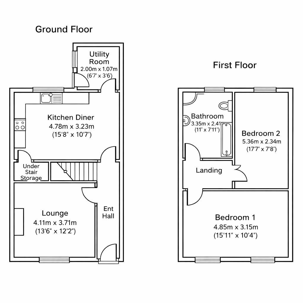 Carr Hall Street, Haslingden, Rossendale floorplan