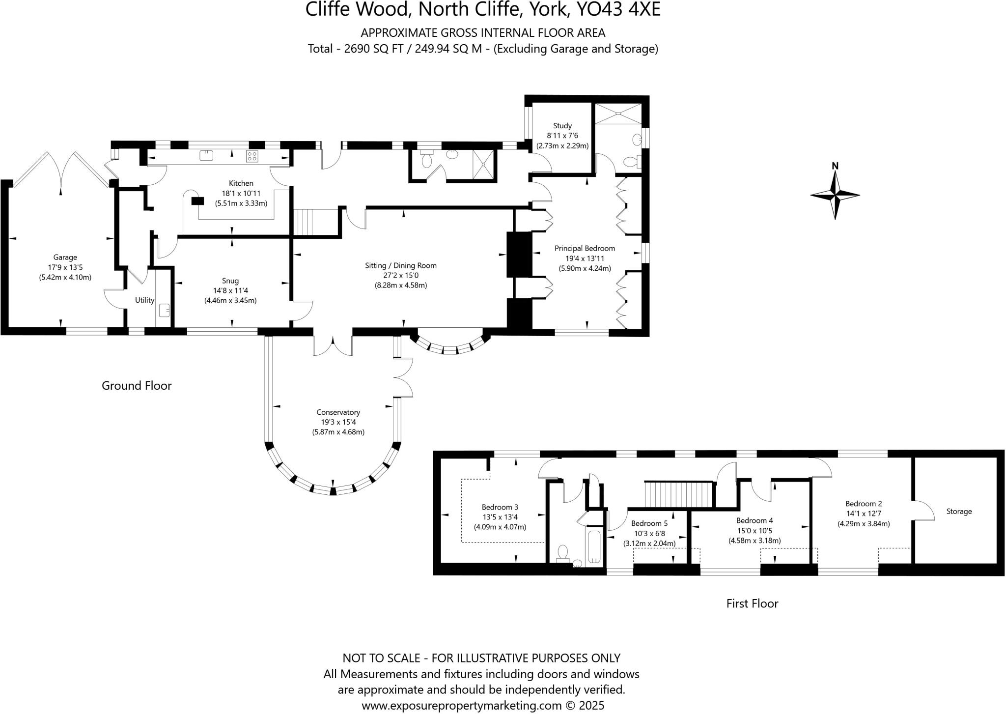 North Cliffe, York, East Yorkshire, YO43 floorplan