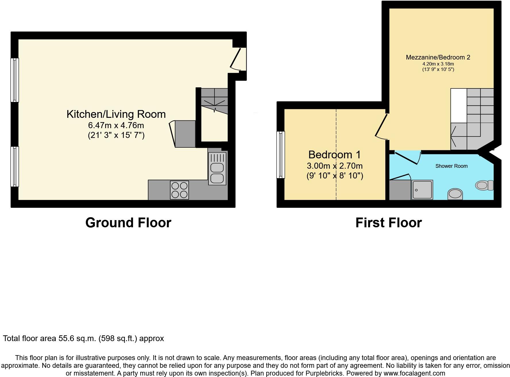 400 Albany Road, London, SE5 floorplan