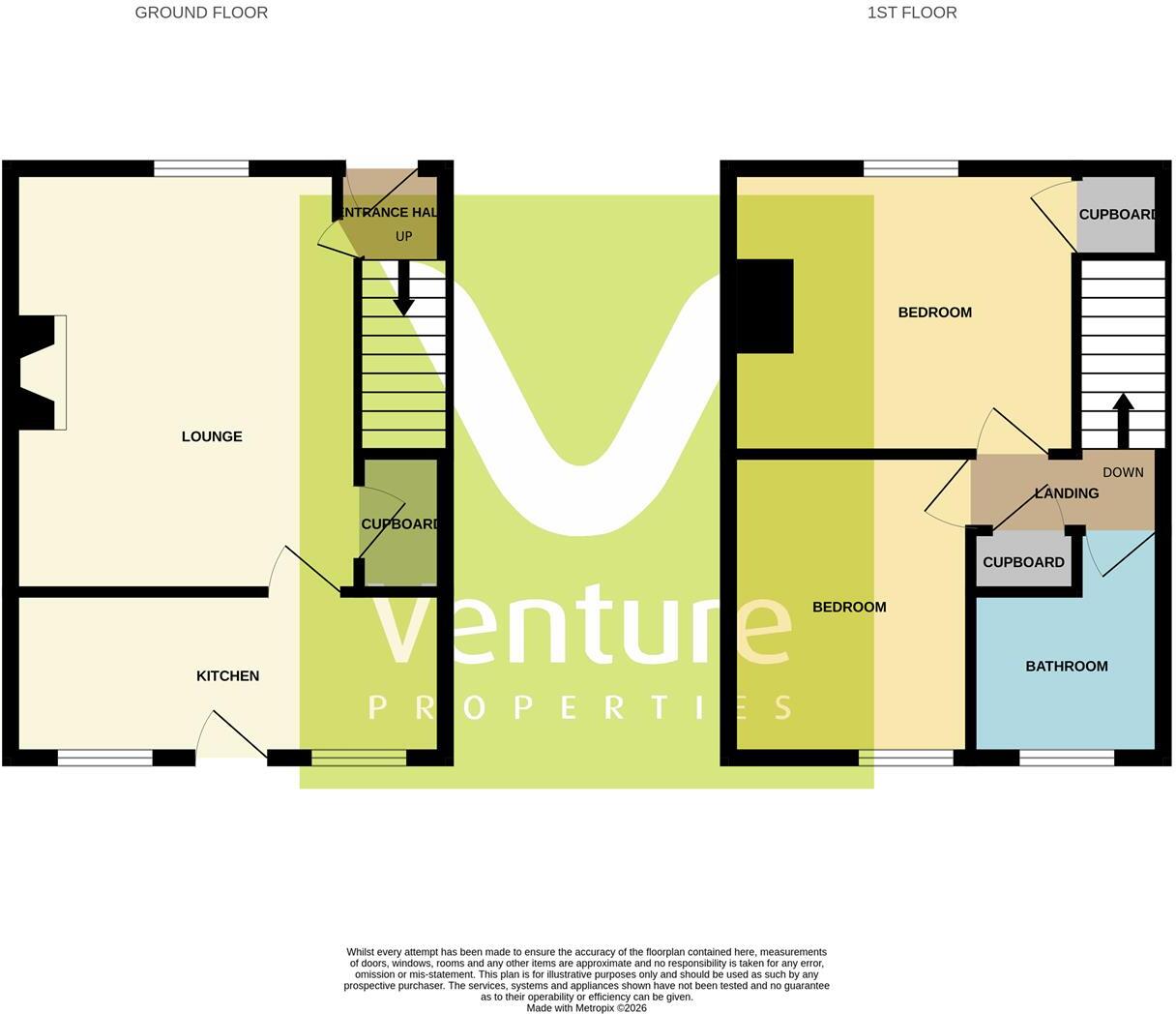 West Terrace, Billy Row, floorplan