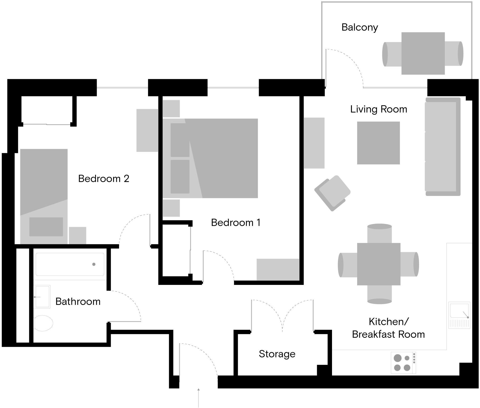 Sessile Apartments, Ashley Road, London, N17 9NT floorplan