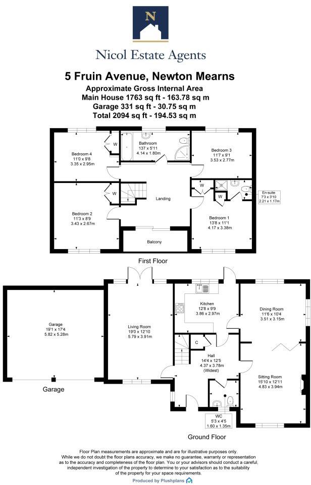 Fruin Avenue Newton Mearns floorplan