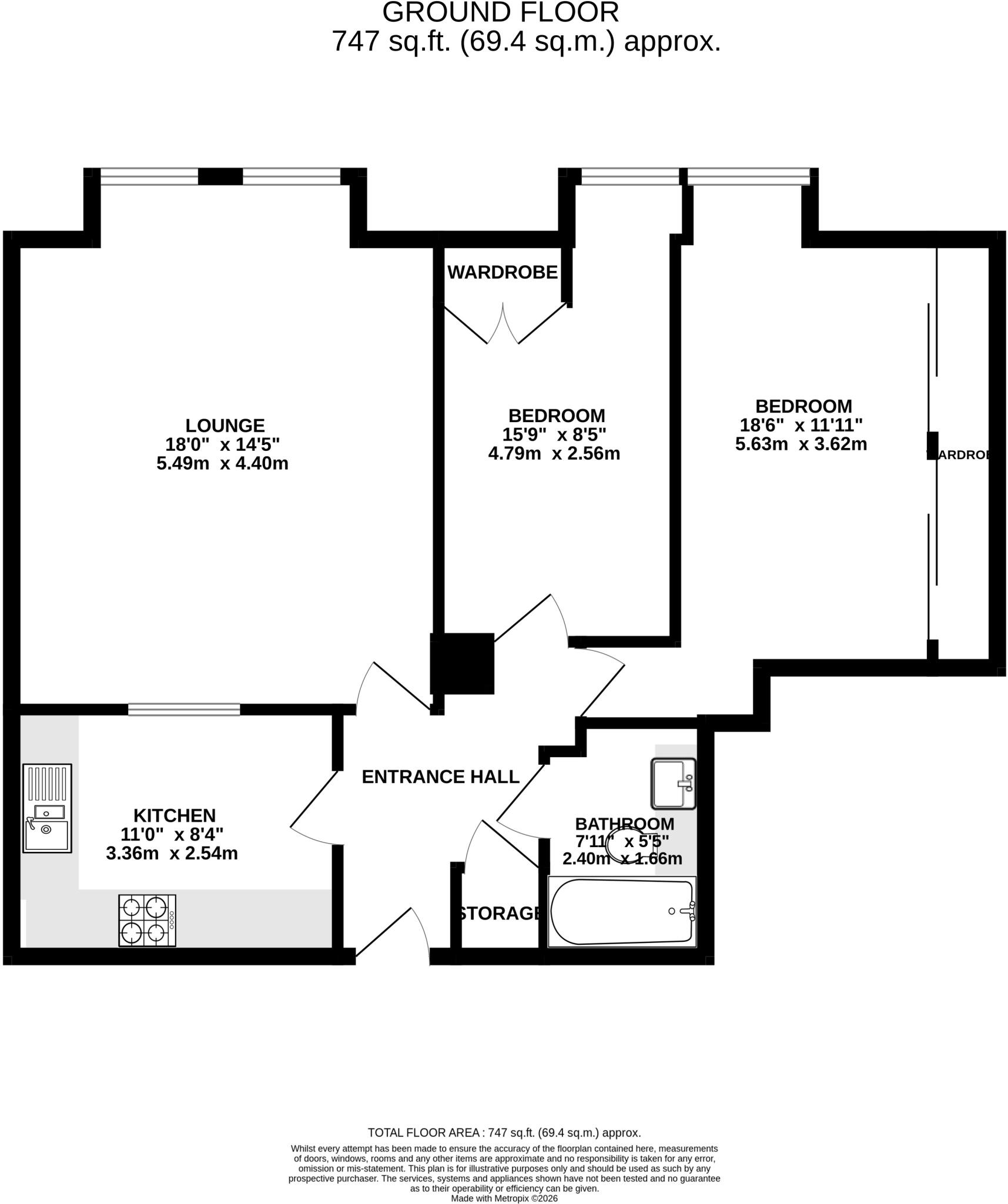 West Hall, Beningfield Drive, Napsbury Park, St. Albans, AL2 floorplan