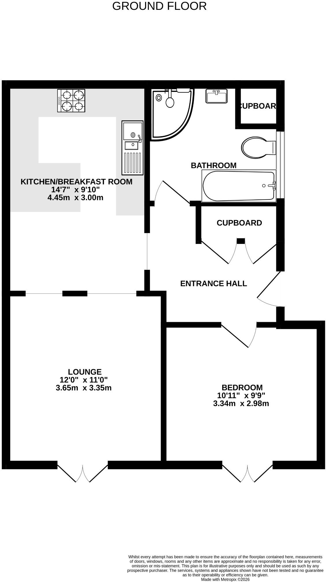 Cygnus Gardens, Dibden floorplan