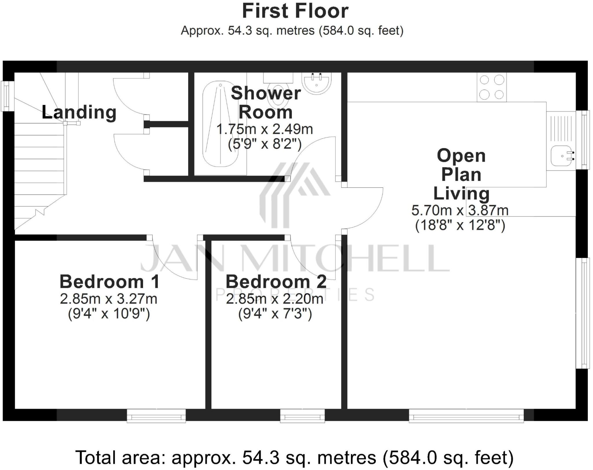 November Courtyard, Fall Pass, Gateshead floorplan