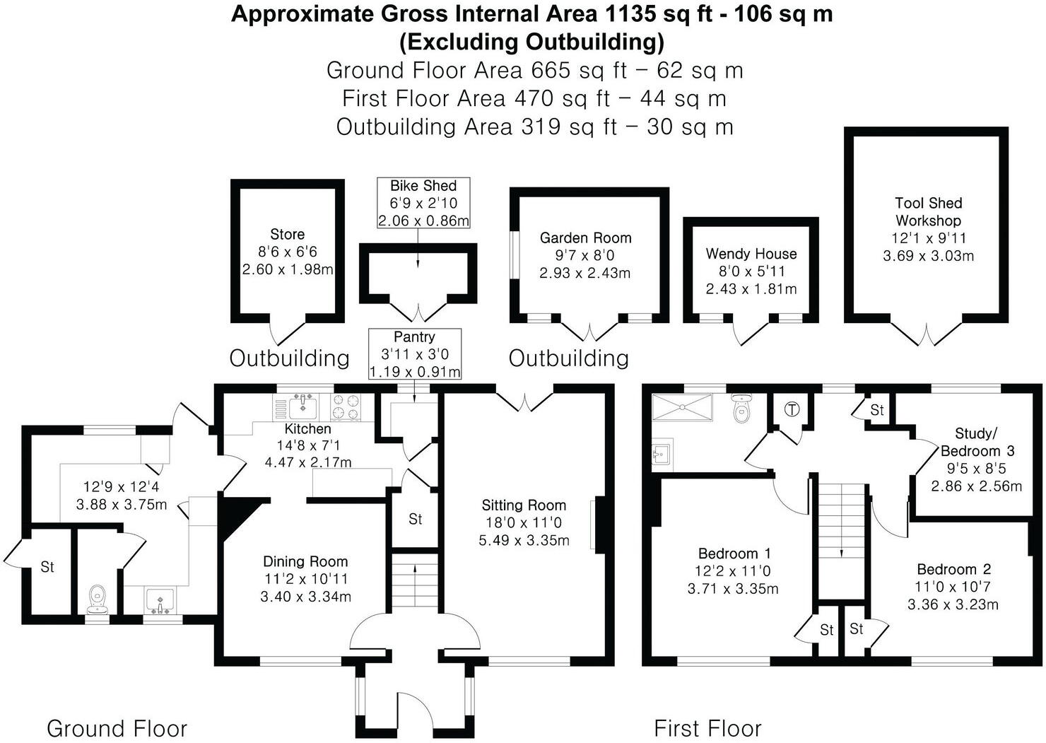 Chestnut Way, Bramley, Guildford, GU5 0JE floorplan