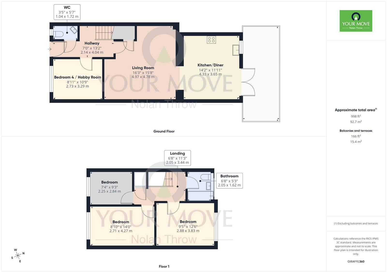 Ashbourne Drive, Desborough, Kettering, Northamptonshire, NN14 floorplan