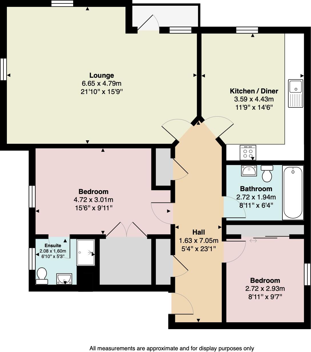 2, Denny Crescent, Dumbarton G82 1JL  floorplan