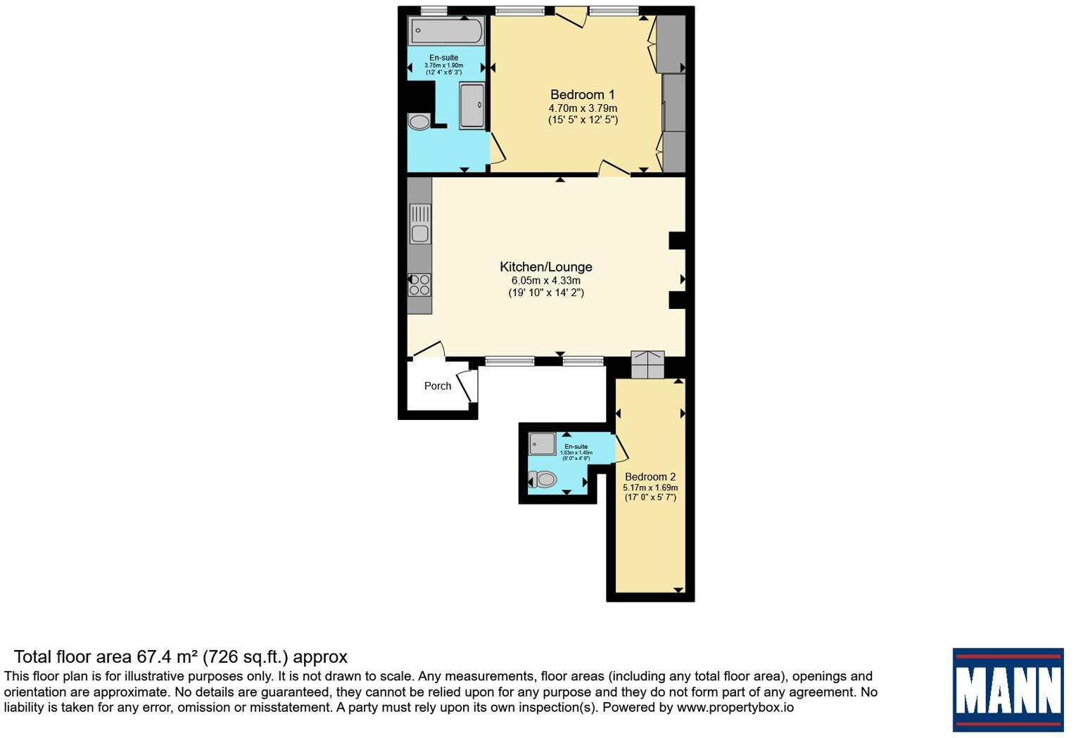 Hawley Square, Margate, Kent, CT9 floorplan