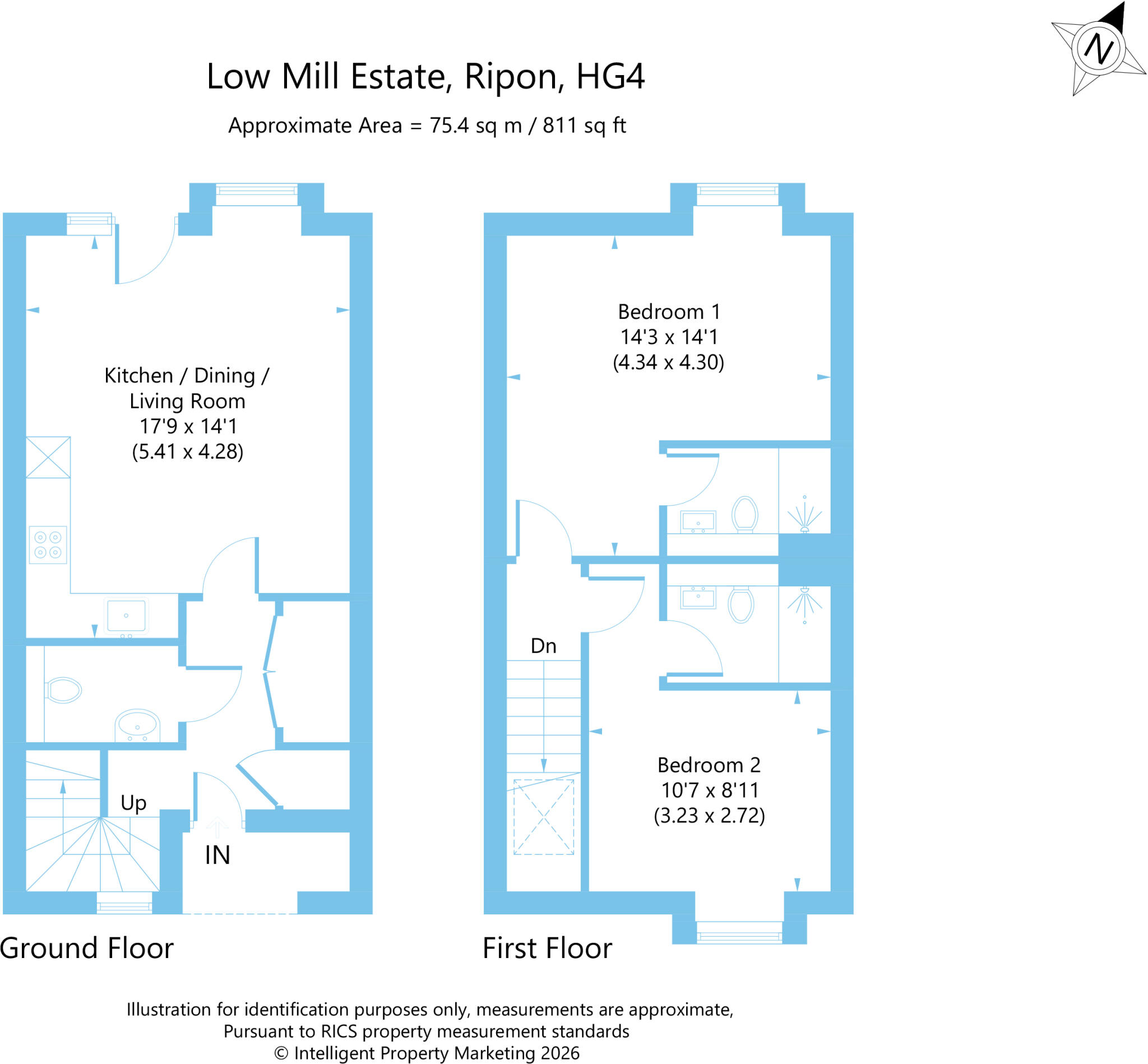 Low Mill Estate, Ripon, North Yorkshire, HG4 floorplan