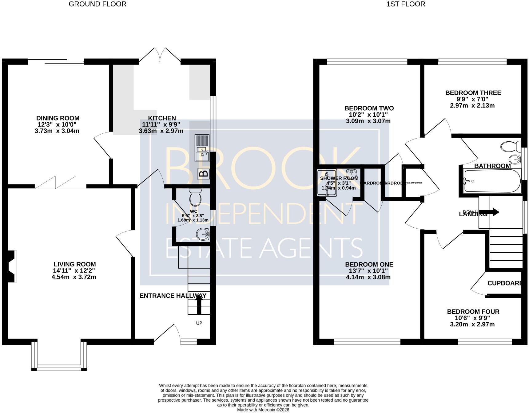 Penhale Gardens, Titchfield Common, Hampshire, PO14 floorplan