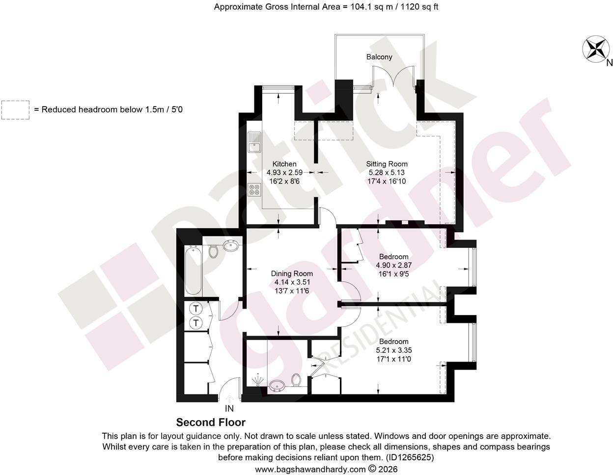Hartfield Road, Leatherhead, KT22 floorplan