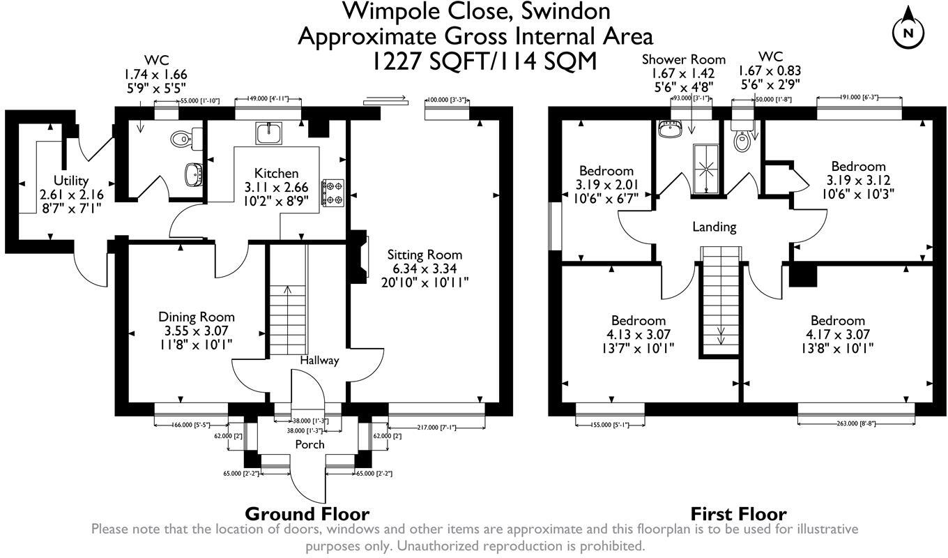 Wimpole Close, Swindon floorplan
