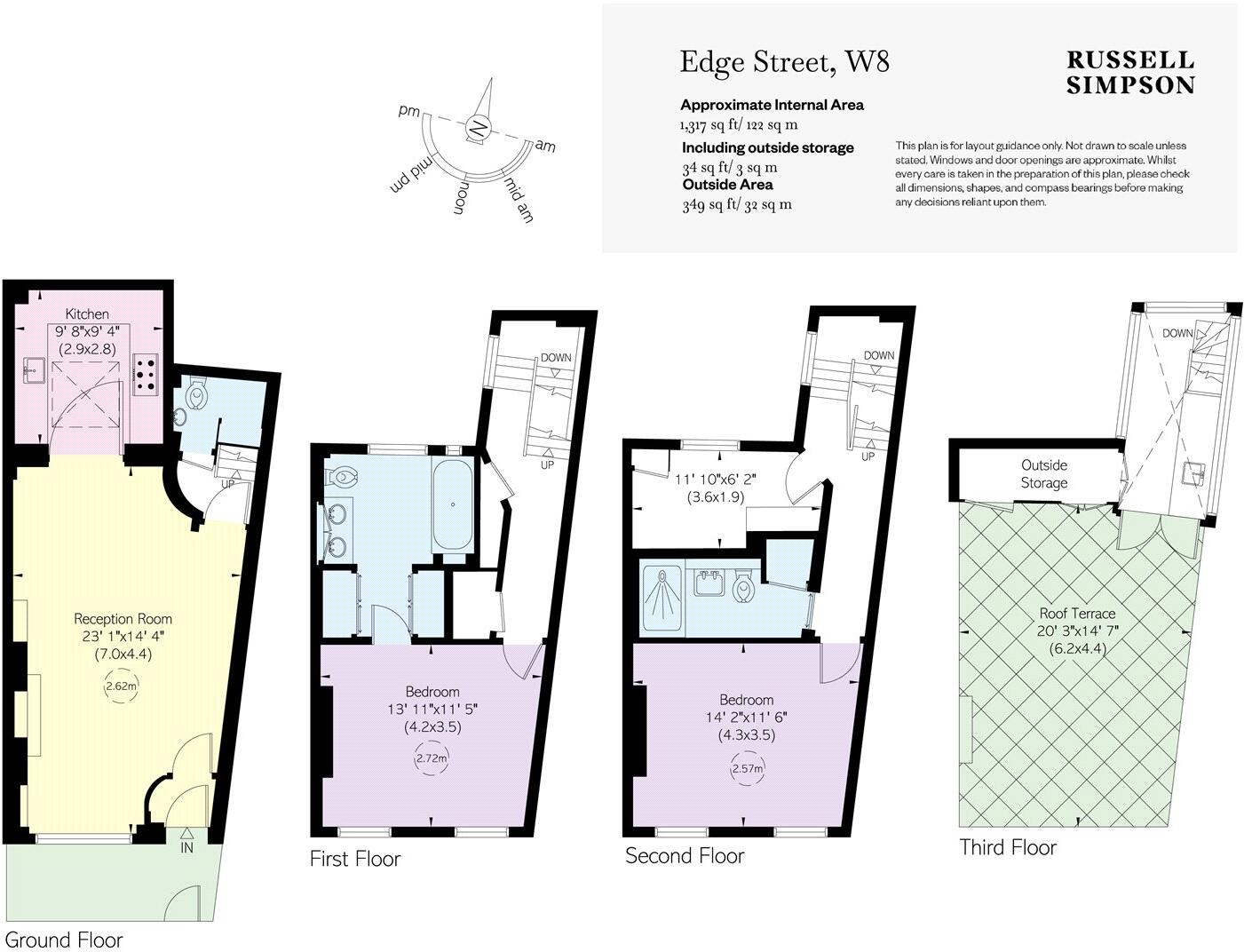 Edge Street, Kensington, W8 floorplan