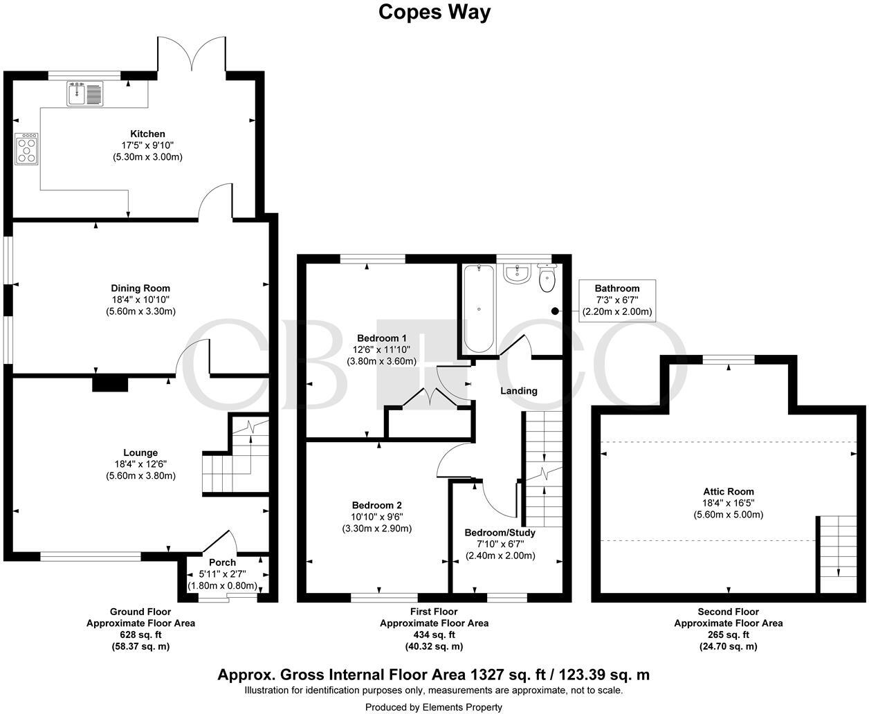 Copes Way, Chaddesden, Derby floorplan
